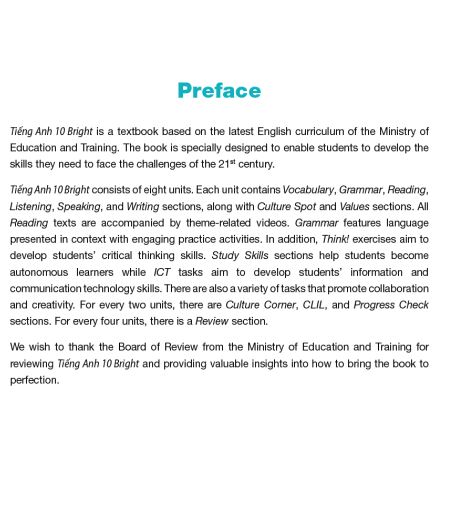 SÁCH GIÁO KHOA TIẾNG ANH 10 BRIGHT_Miễn phí